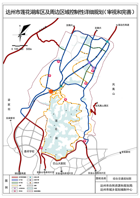 达州莲花湖景区地图图片